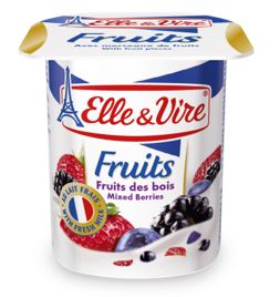 Elle Vire Yogurt Mixed Berrries 125G