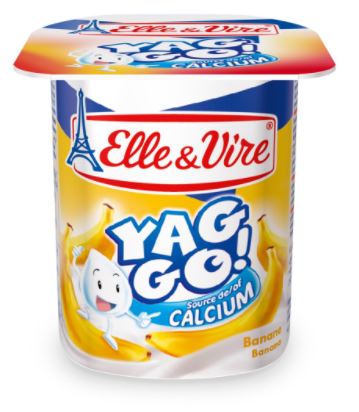 Elle Vire Yogurt Banana 125G