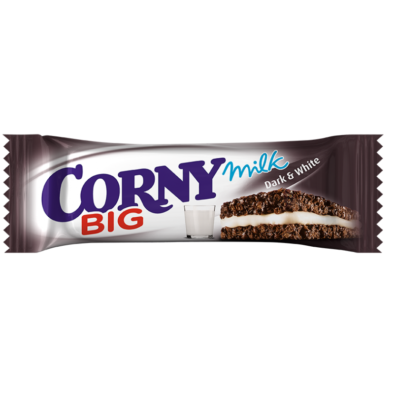 Corny Big Milk Dark White 40g