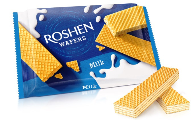 Roshen Wafers Milk 72g