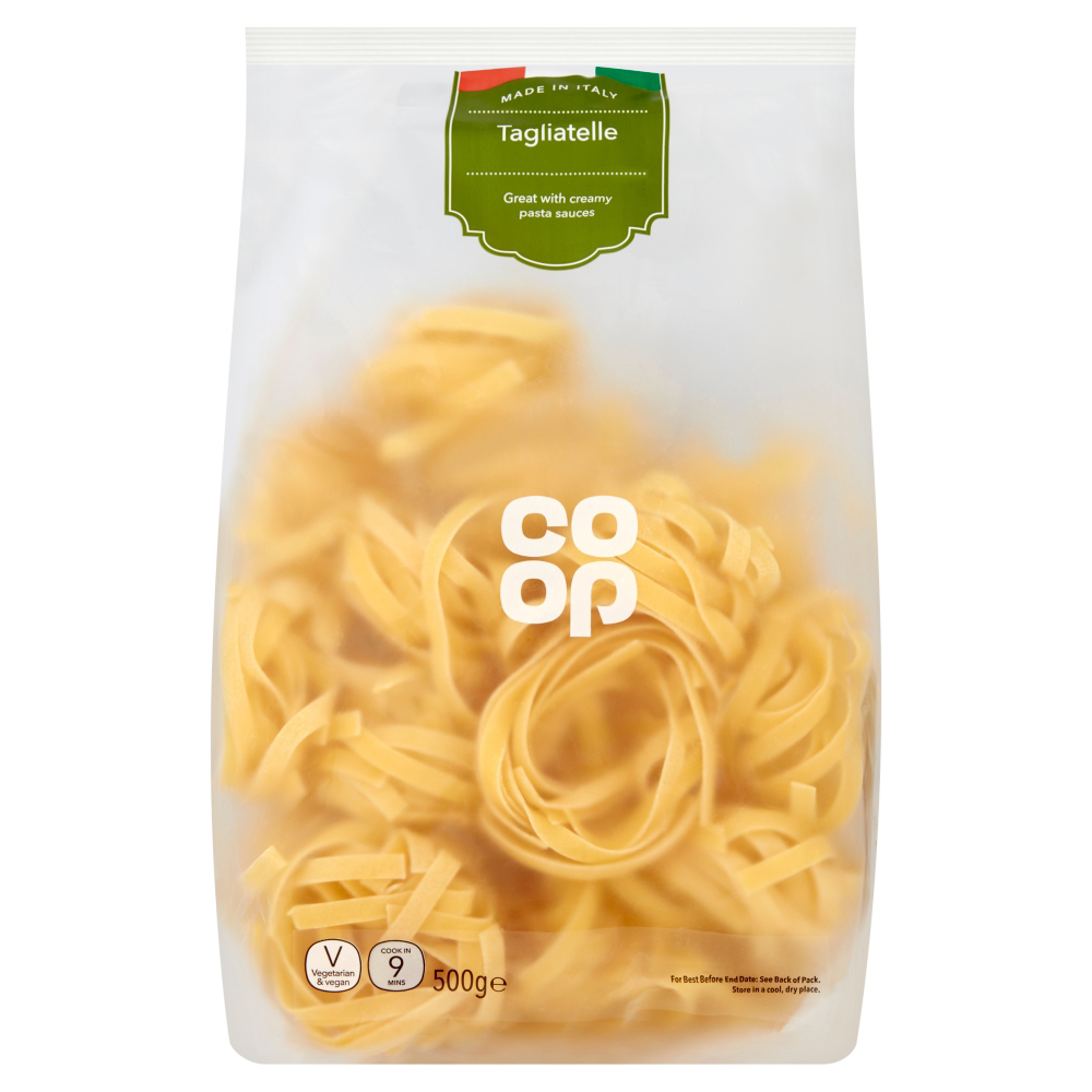 CO OP Pasta Tagliatelle Ribbons 500g
