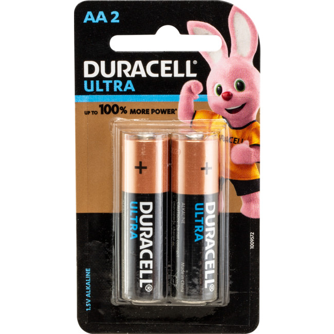Duracell Battery Ultra AA 2's