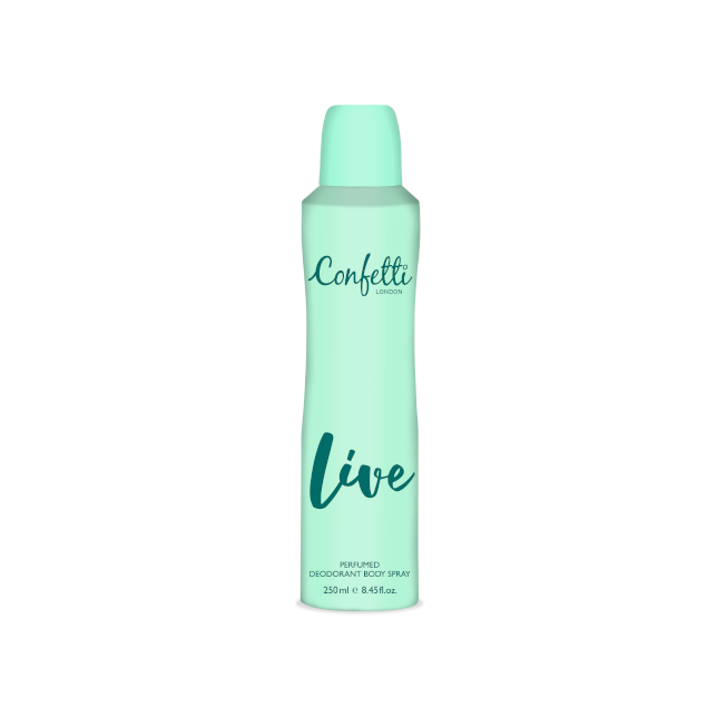 Confetti Deo Live 250ml