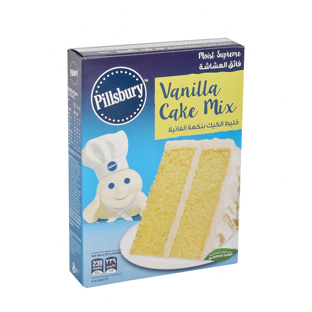 Pillsbury Cake Mix Gold Vanilla 485g