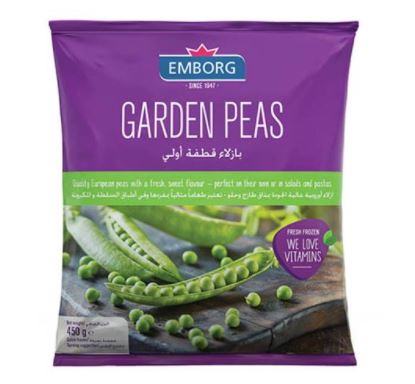 Emborg Frozen Green Peas 450G