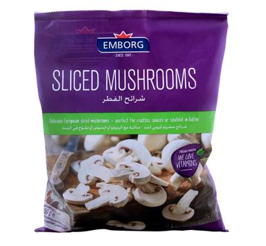 Emborg Frozen Mushroom Slice 450G