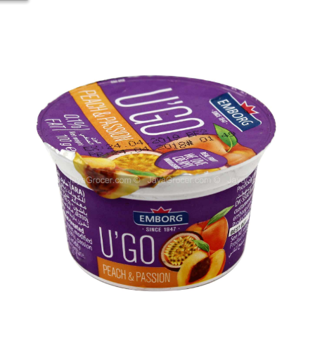 Emborg Yogurt Peach Passion 100g