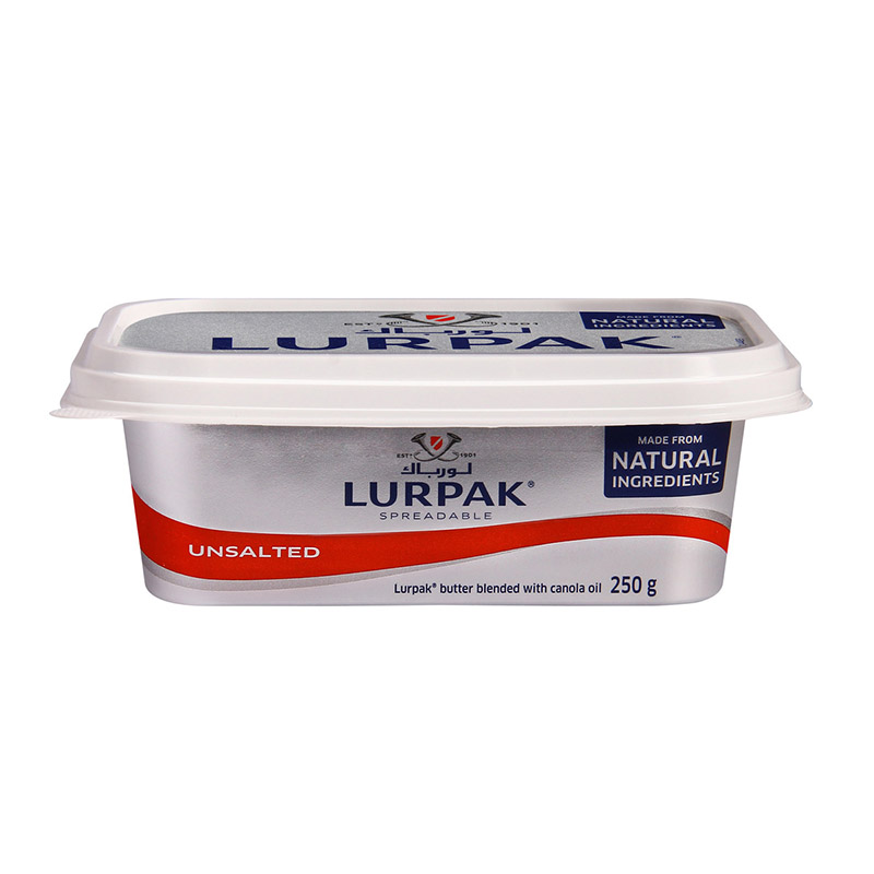 Lurpak Spreadable butter Unsalted 250g