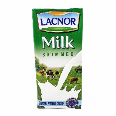 Lacnor Milk 1L Skimmed