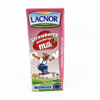 Lacnor Milk 180ml Strawberry