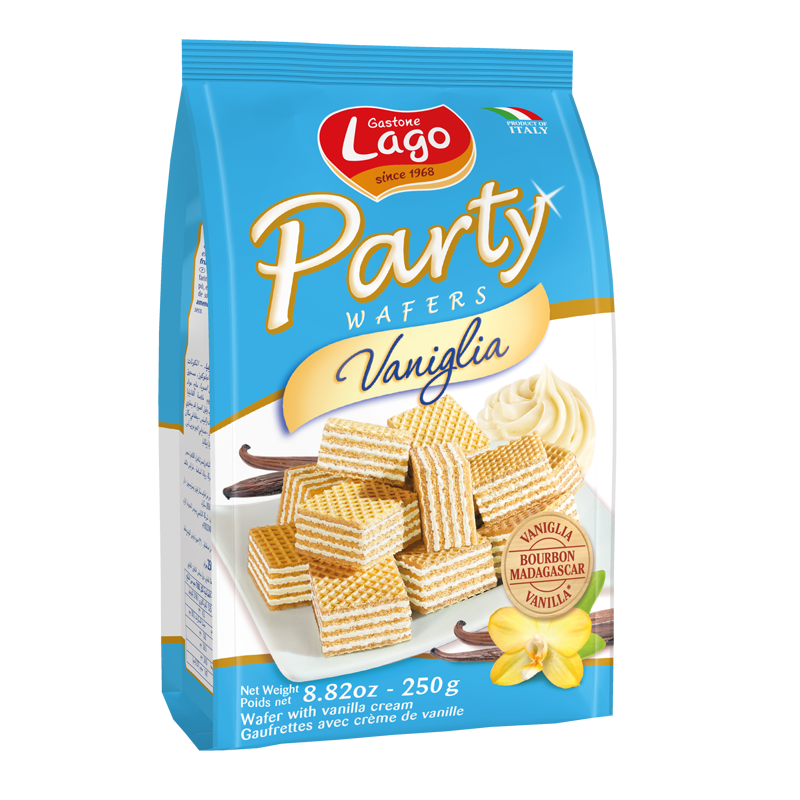 Lago Mini Party Wafer Vanilla 250g