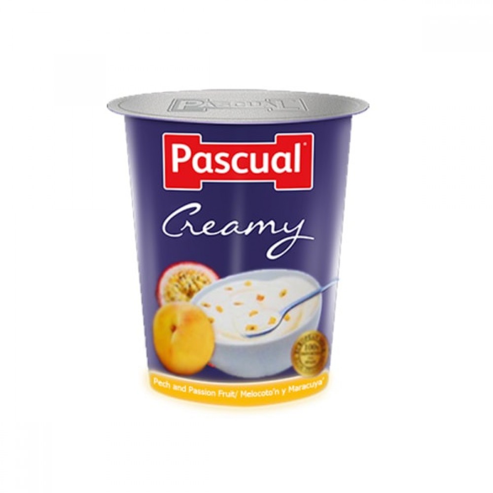 Pascual Yogurt Creamy Peach & Passion 125g