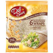 Deli Sun 6 Whole wheat Wrap 24cm 360g