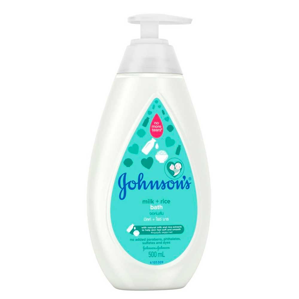 Johnsons Baby Bath 500ml Milk Rice