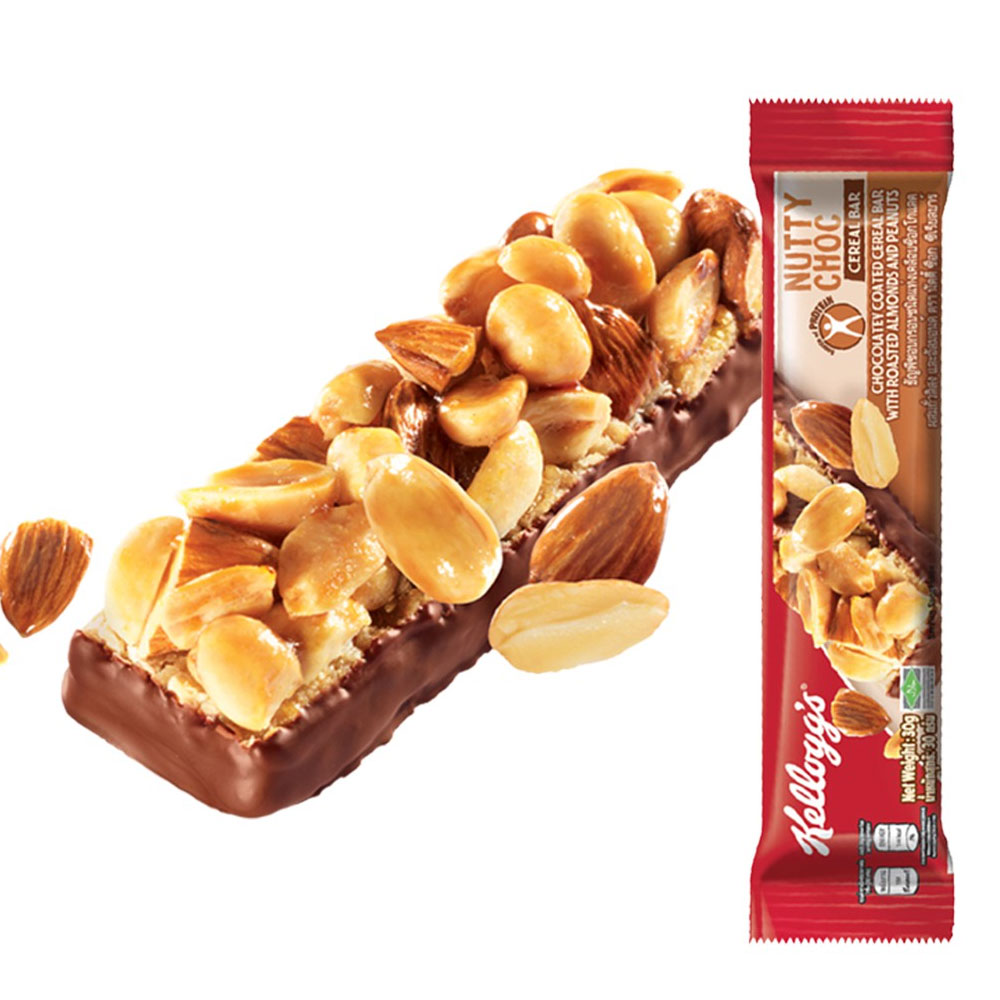 Kelloggs Bar Nutty Choc 30g