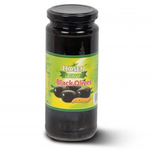 Hosen Olives Black Pitted 345g