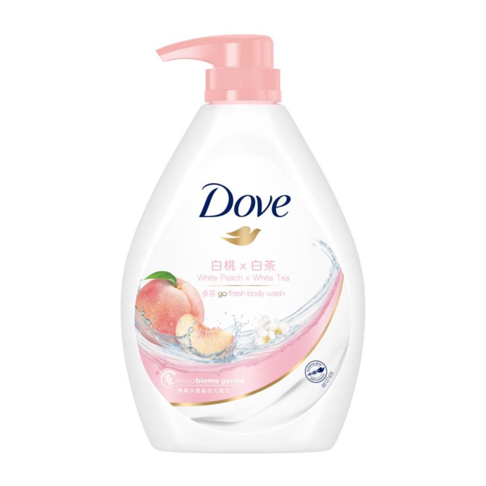 Dove Body Wash 1L Peach Tea
