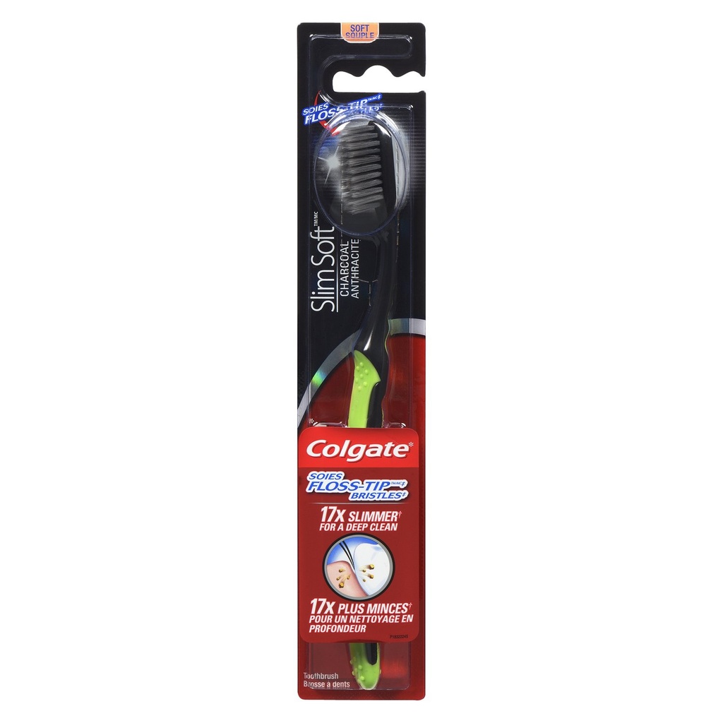 Colgate Toothbrush Slim Soft Charcoal Deep
