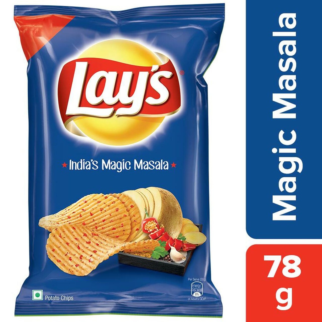 Lays 80g Magic Masala Blue