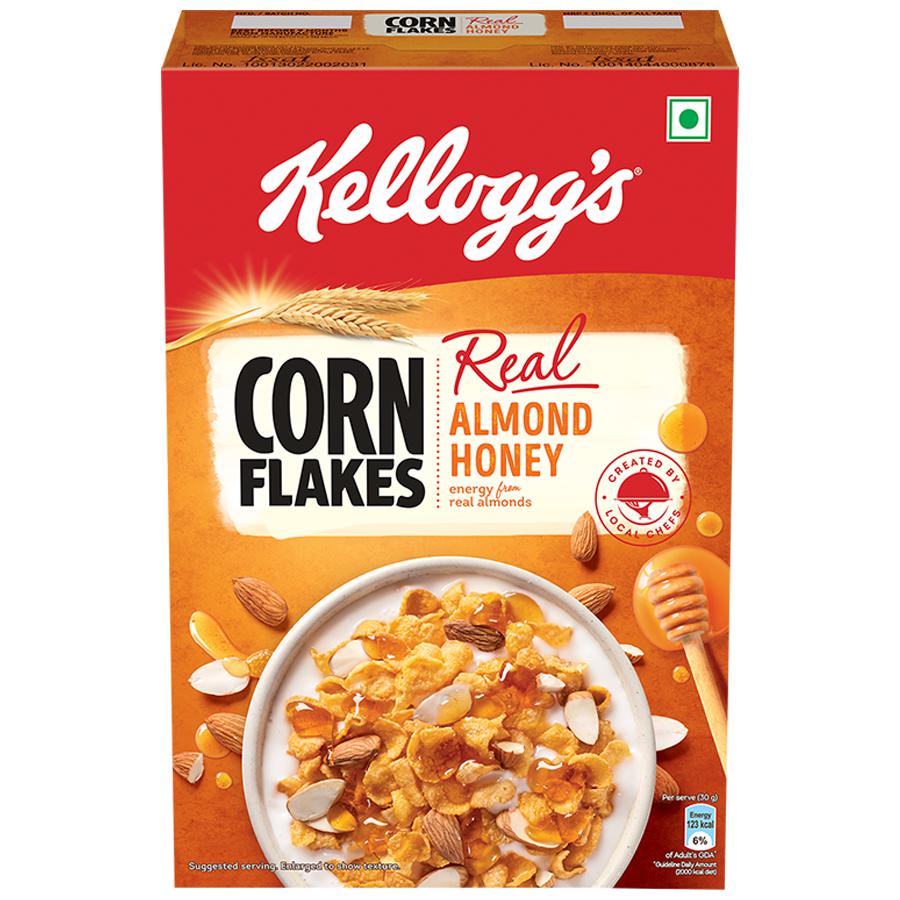 Kelloggs Corn Flakes Real Almond Hony 300G