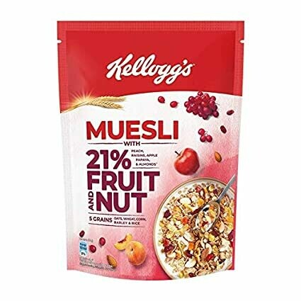 Kelloggs Muesli Fruit Nut 5 Grains 500G