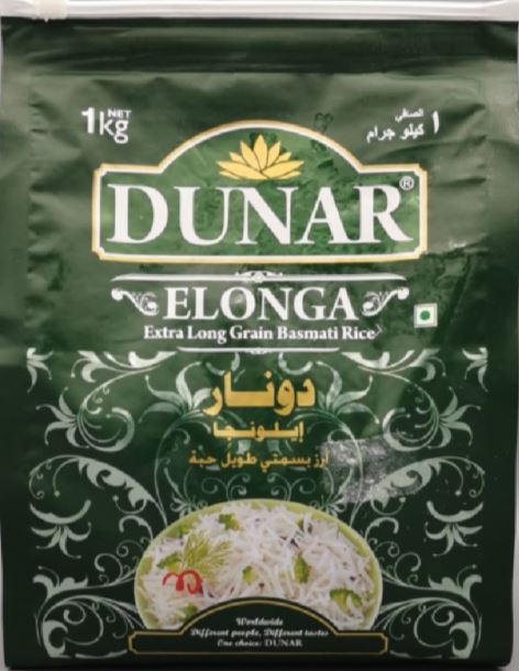 Dunar Basmati Rice Elonga1Kg
