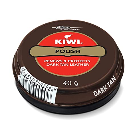 Kiwi Shoe Paste Dark Tan 40g