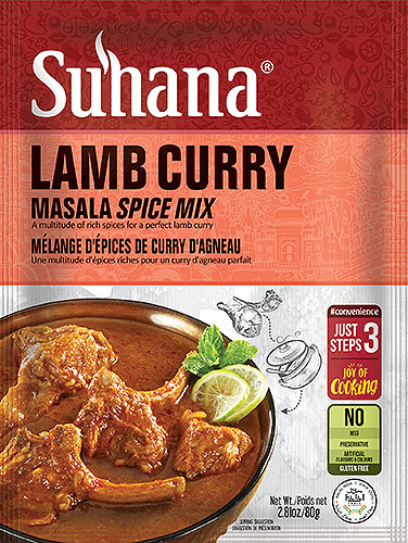Suhana RTC 80g lamb Curry Mix