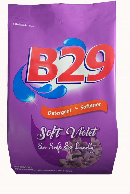 B29 Washing Powder + Softener 750g Purple
