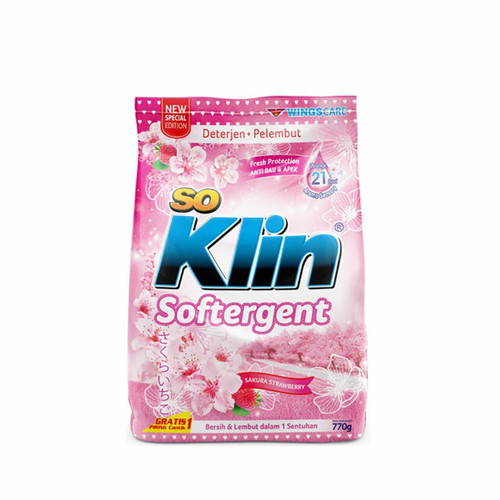 So Klin Detergent Powder Pink 900g