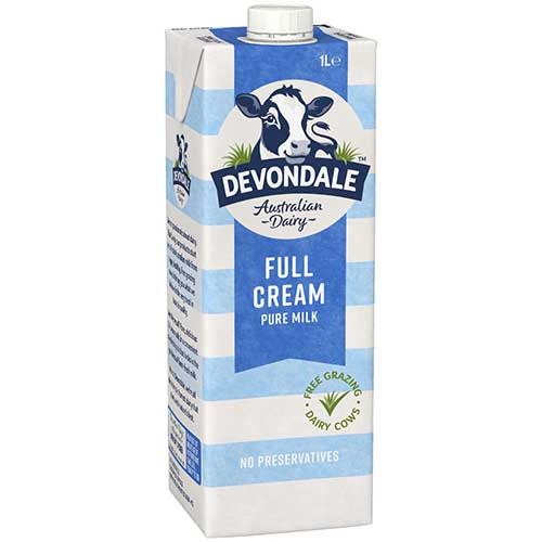 Devondale Milk 1L Full Cream