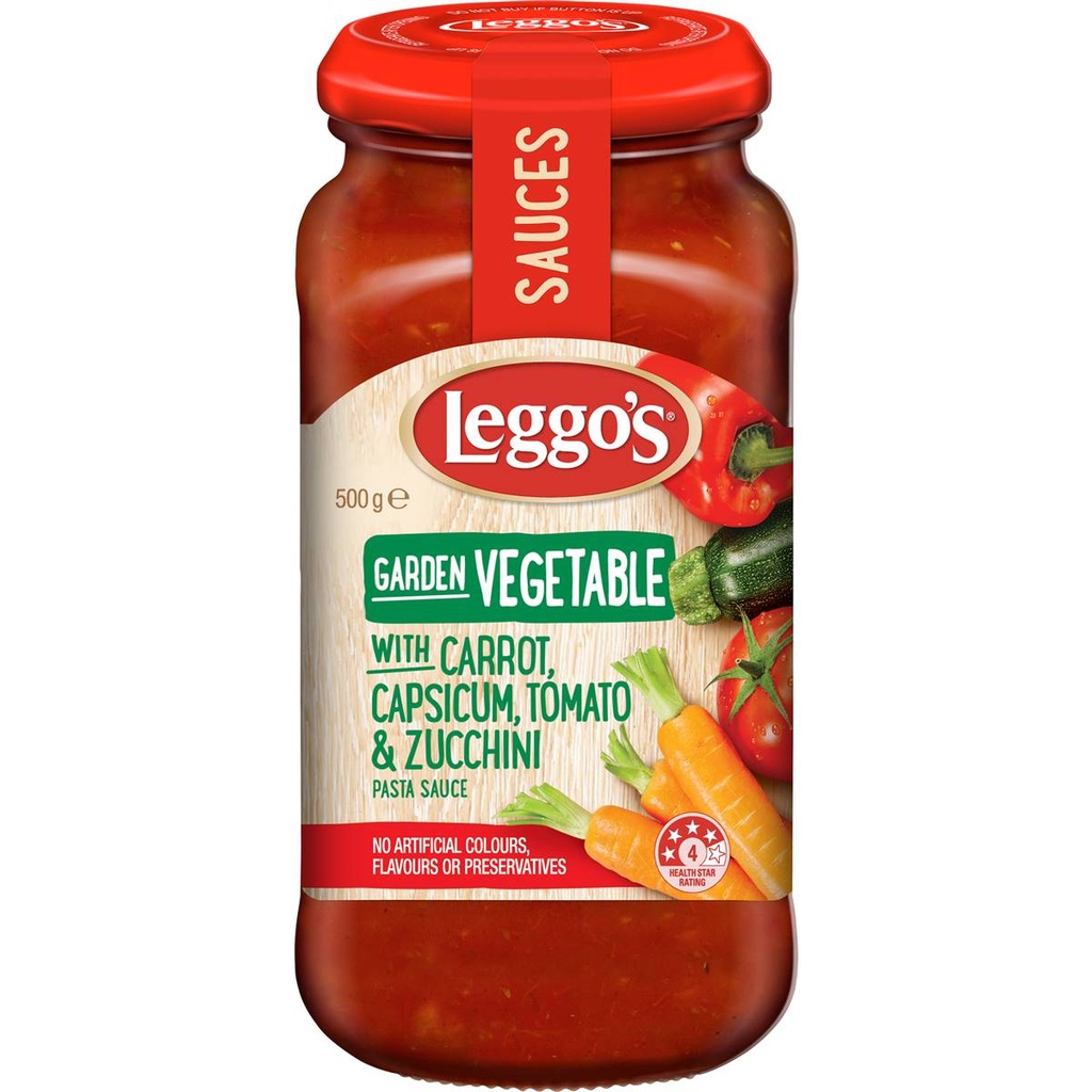 Leggos Pasta-S Garden Vegetable 500g