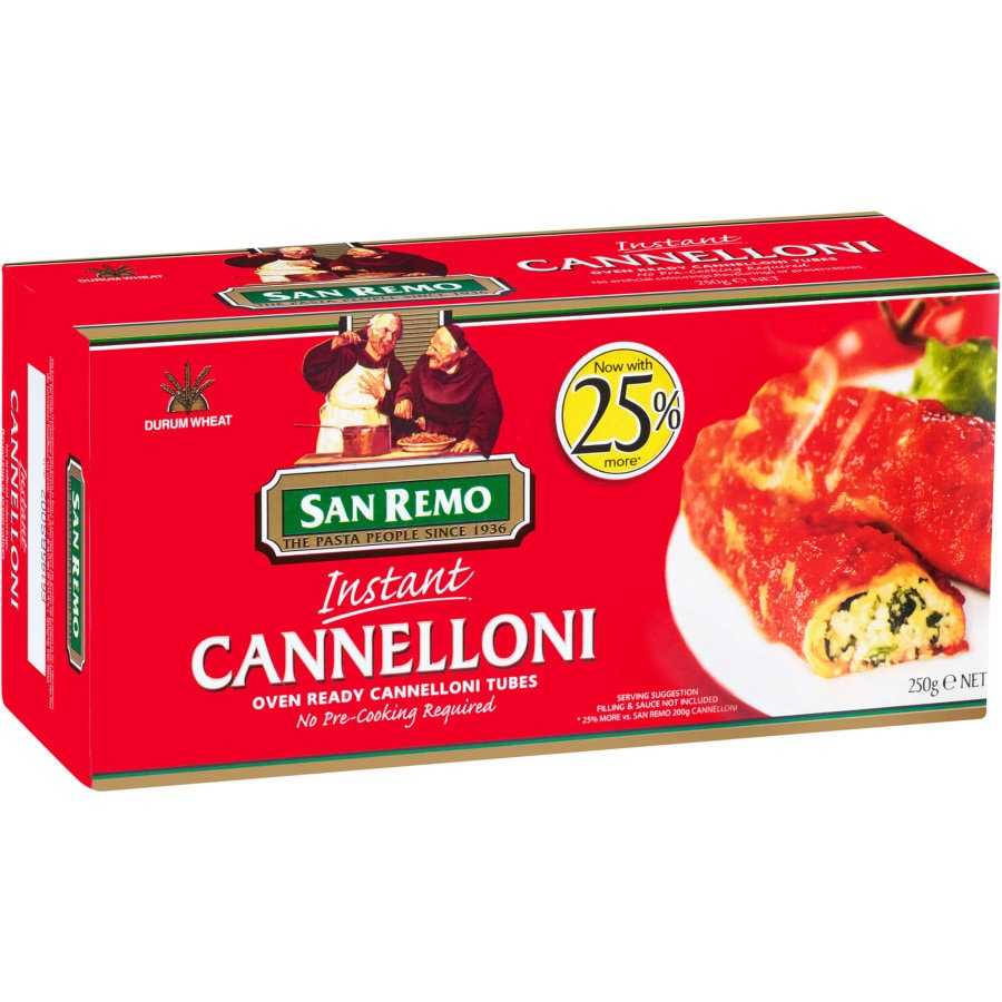 San Remo Pasta Cannelloni 250g