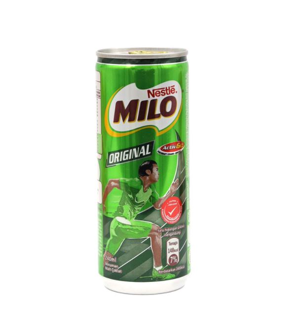 Milo Drink RTD Chocolate 240Ml Tin