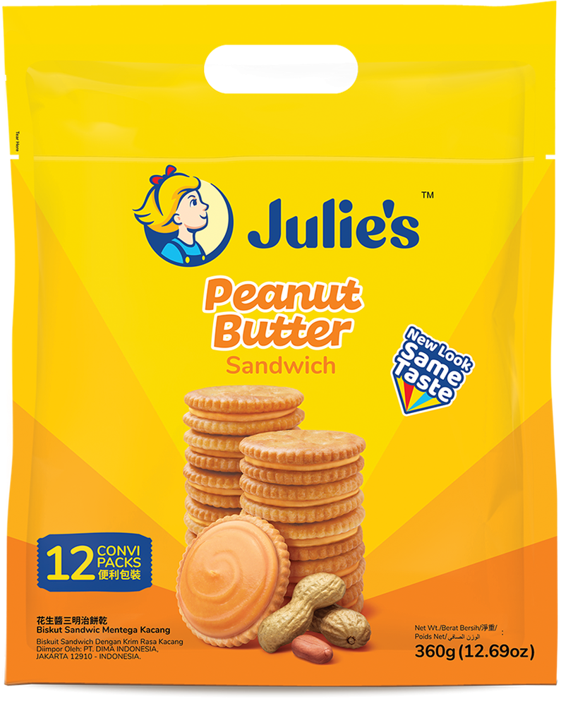 Julies Biscuit Peanut Butter 360g
