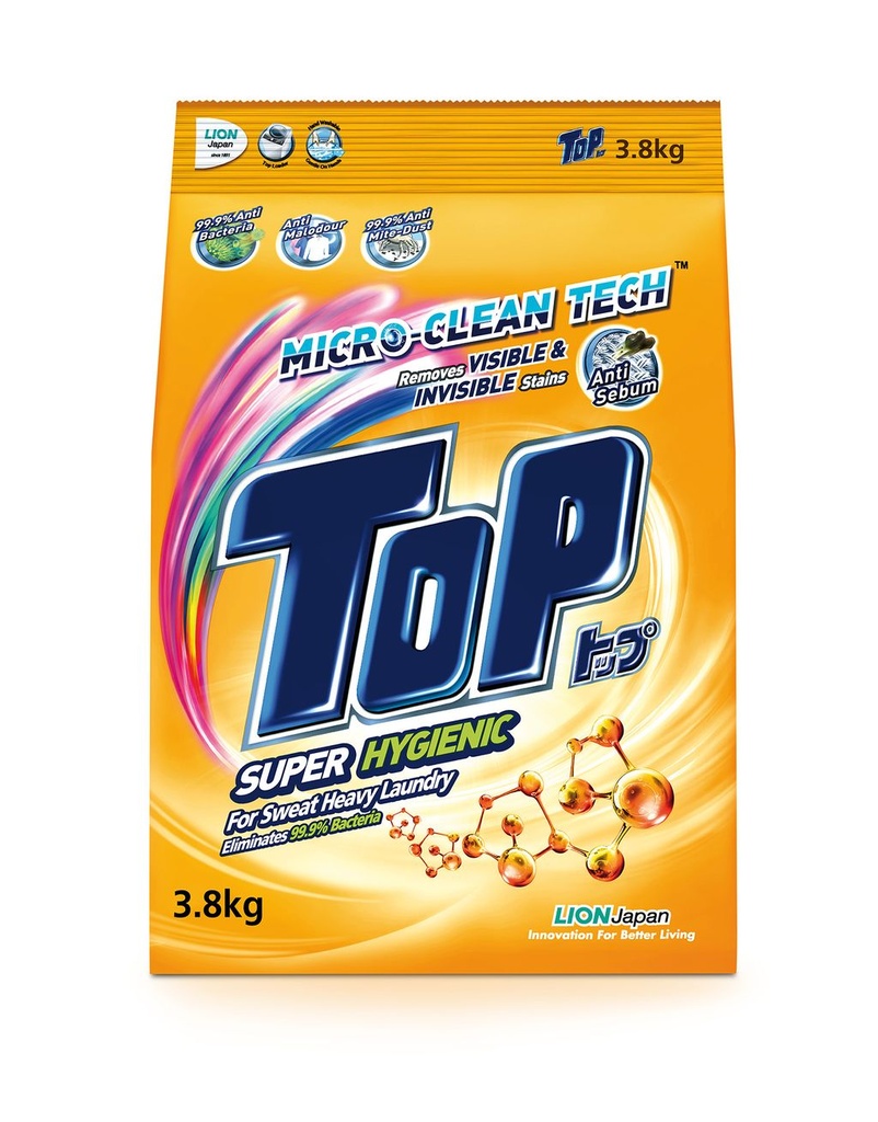 Top Powder 3.6Kg Yellow Hygenic