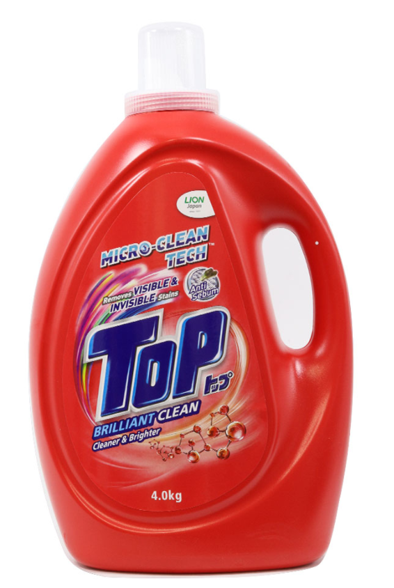 Top Liquid Bottle Std 3.6Kg Red Brilliant Clean