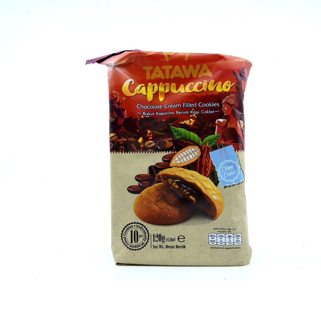 Tatawa Cappuccino Cream Filled 120g Pkt