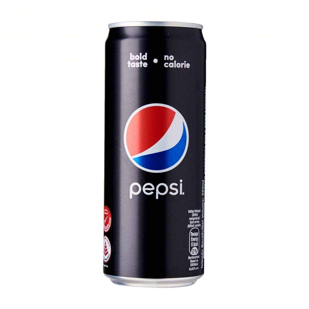 Pepsi 320ml Black Zero Sugar Tin