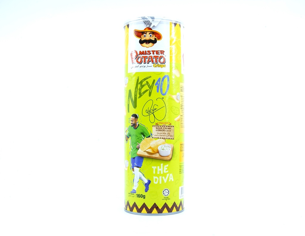 Mister Potato Crips 160g Sourcream Onion