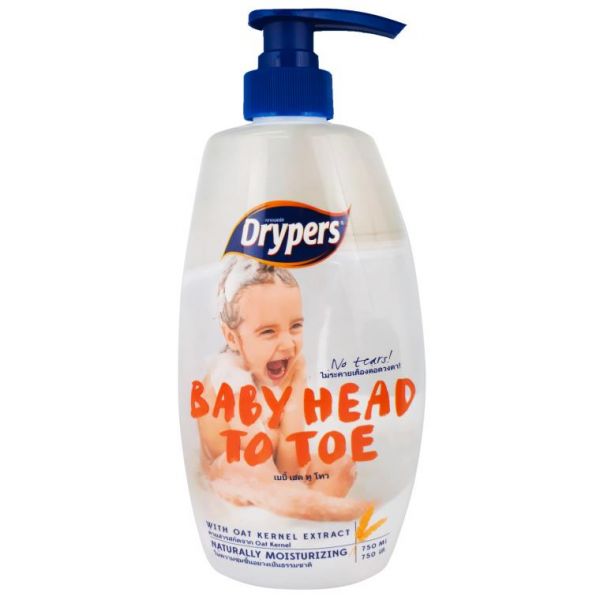 Drypers Baby Head to toe Oat 650ml