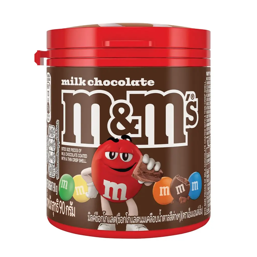 M&M Milk Chocolate 90g Bottle