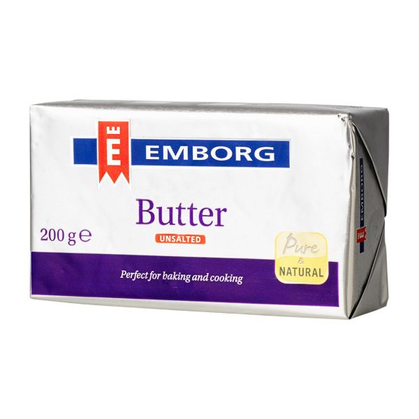 Emborg Butter Unsalted 200G