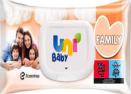 Uni Baby wet wipes 100's