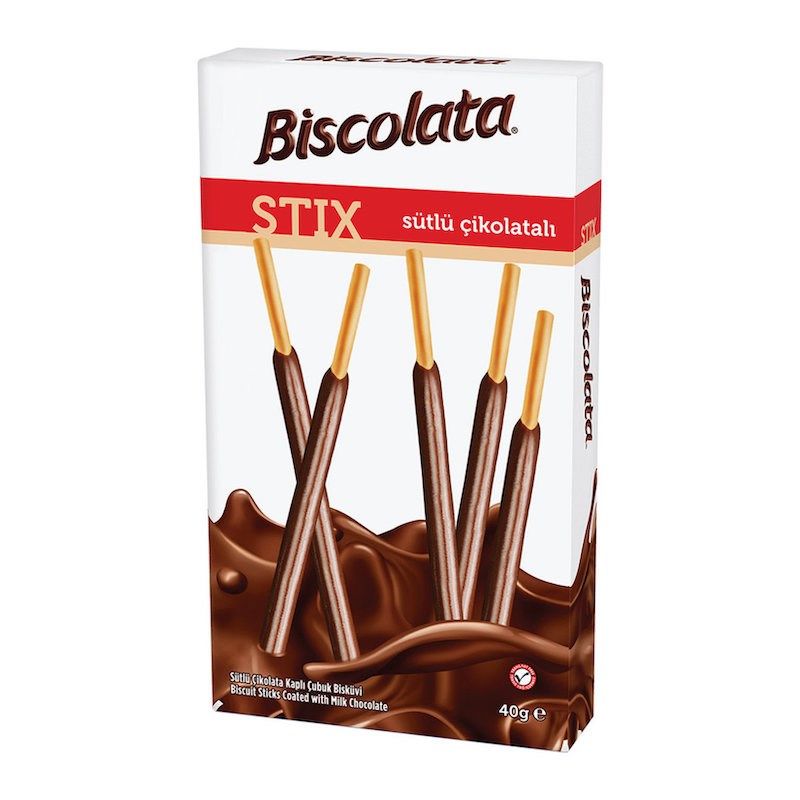 Biscolata Stix Milky 40g