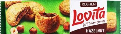 Roshen Lovita Cookies Hazelnut 127g