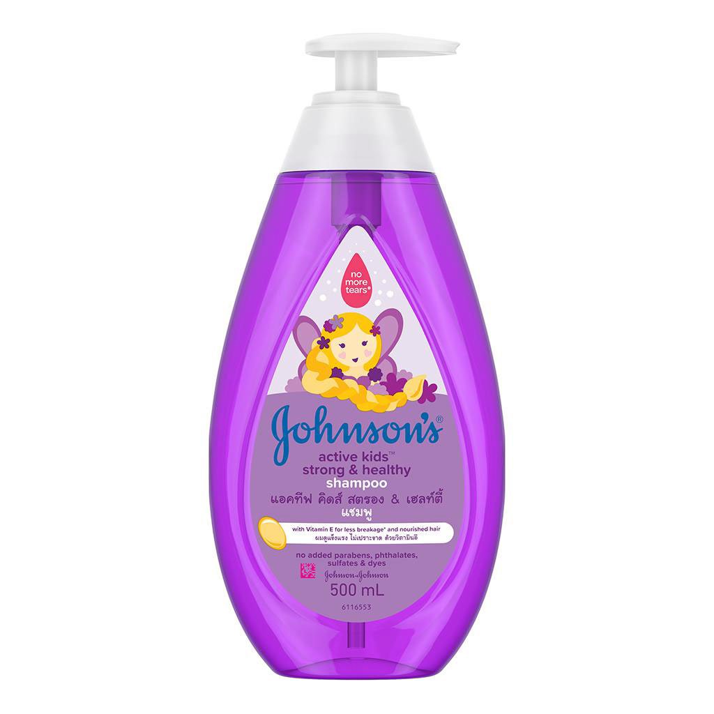 Johnsons Shampoo Kids Strong Healthy 500ml