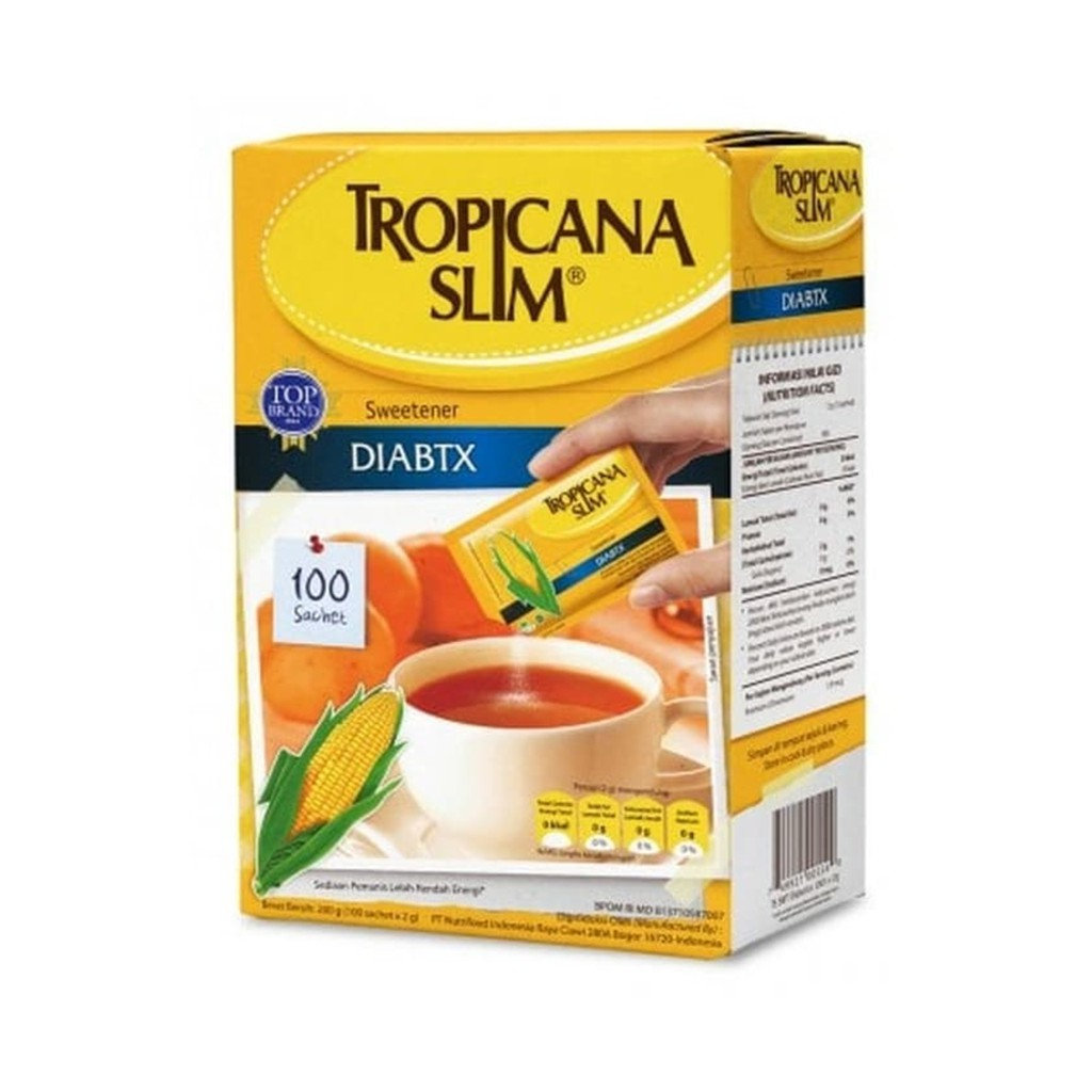 Tropicana Slim Sweetener Diabetics 50's