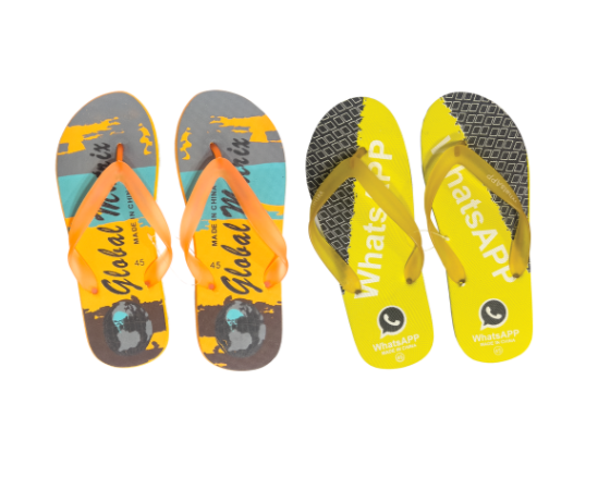 Slippers Mens Mix Color Brand