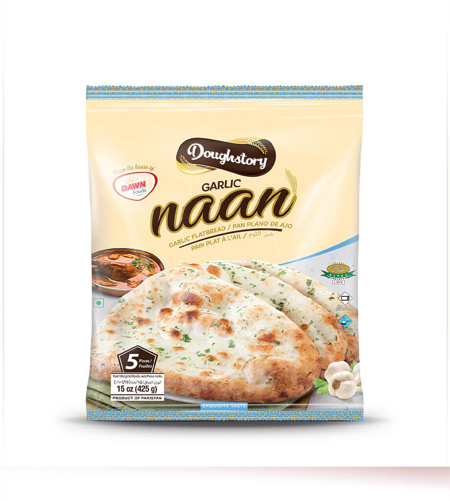 Doughstory Nan Garlic 425g 5's
